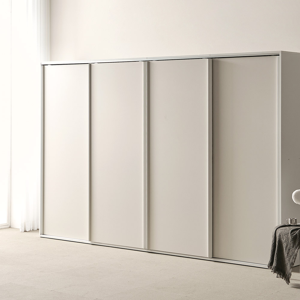 [코코미]올데이 E0 2800(4통) 슬라이딩 옷장 미닫이 키큰 슬라이드 장롱 맞춤옷장 자유롭게 구성가능