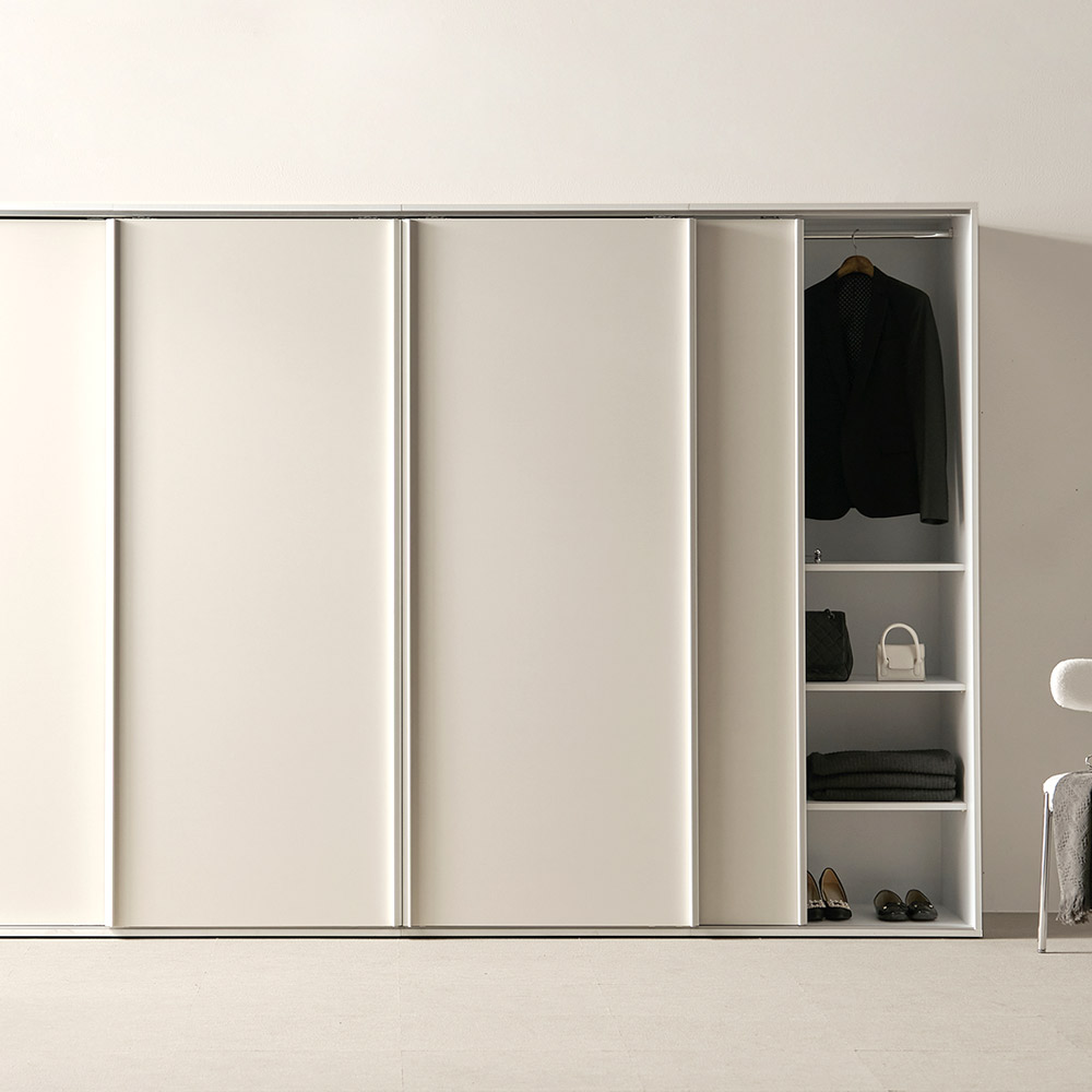 [코코미]올데이 E0 2900(4통) 슬라이딩 옷장 미닫이 키큰 슬라이드 장롱 맞춤옷장 자유롭게 구성가능