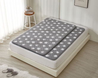 한일의료기 굿모닝플러스 스마일베어 카본 탄소 매트 전기요 전기장판 싱글/더블 (7중 안전장치 / 세탁가능 / 유해물질 안전성 입증 / 국내생산)