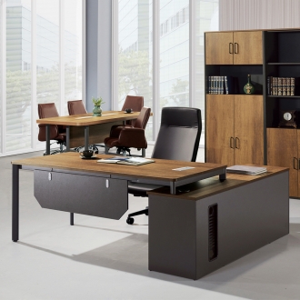 [퍼니럭스리빙] 에디션 모던중역 503 사이드 책상세트 - 2타입