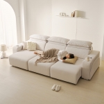 제이픽스 테티스 이지클린 패브릭 무빙 슬라이딩 리클라이너 4인 슬라이드 모션 소파