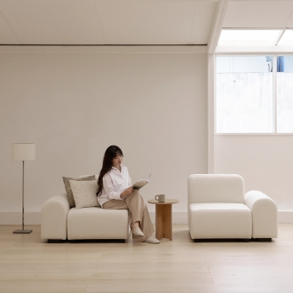 제이픽스 커들리 조야 이지클린 아쿠아텍스 패브릭 인테리어 3인 모듈 소파