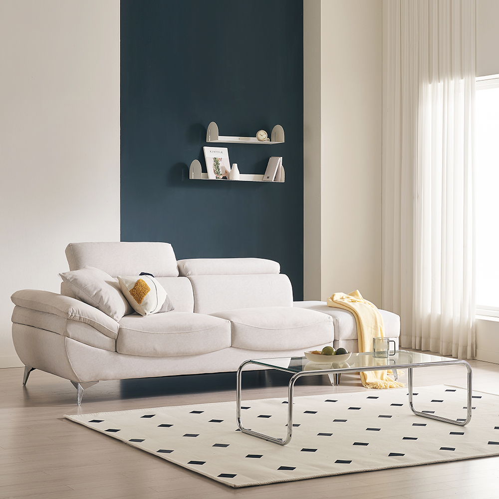 [디자이너스룸]헤리미 3인 카우치 패브릭 이지클린 소파