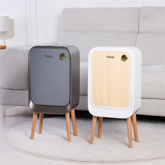 [Boral] 보랄 우드다리 편리한 더블도어 20L 대용량 센서형 휴지통