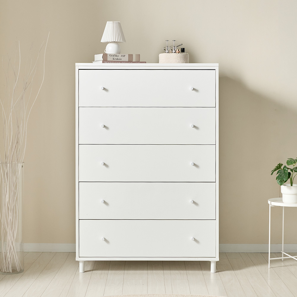 [코코미 ]루카 칸칸 속깊은 900 5단 E0등급 서랍장 드레스룸 화장대 다용도 옷수납장