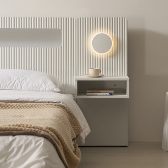 라자가구 아리아 LED 패널 협탁