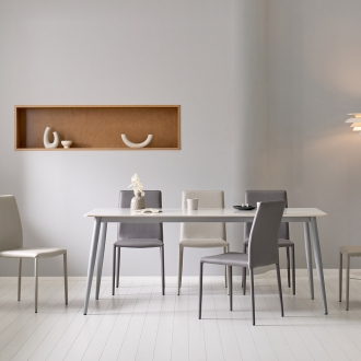 라자가구 메리온 12T 세라믹 6인용 포세린 식탁 의자6개 세트