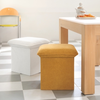 [하우스레시피] 1+1 포그니 투웨이 수납 스툴 (5color)
