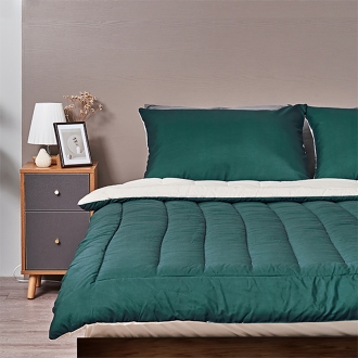 [SNUGMOON] 스너그문 에메랄드그린 차렵이불세트 Q(차렵이불+베개커버2P)