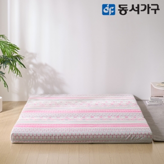 동서가구 허니셀 폼 극세사 3단 접이식 토퍼 매트리스 8cm Q DF644692