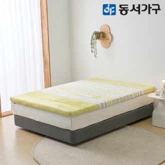 동서가구 허니셀 폼 극세사 토퍼 매트리스 8cm SS DF644690