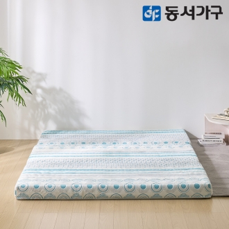 동서가구 극세사 9존 웨이브 폼 3단 접이식 토퍼 매트리스 8cm Q DF644668