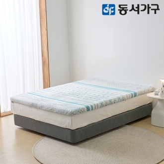 동서가구 극세사 9존 웨이브 폼 토퍼 매트리스 8cm SS DF644666