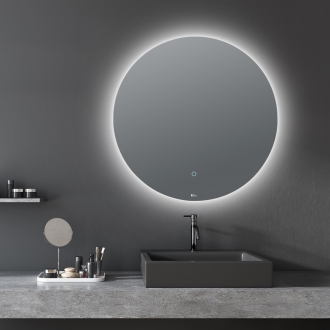 [당일출고] 헤이미러 LED 간접 조명 거울 -  원형