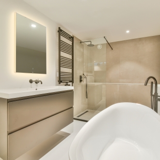 [당일출고] 헤이미러 LED 프레임 조명 거울 - 긴사각