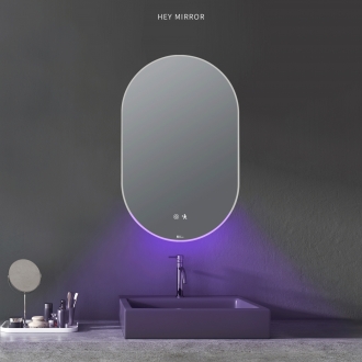 [당일출고] 헤이미러 센서형 살균 거울 - 타원형