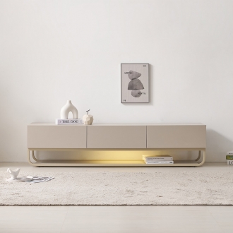 라자가구 E0등급 마리엔 모던 LED 거실장 180cm