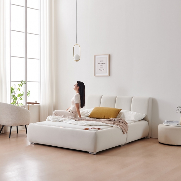 ★50%쿠폰혜택★ 동서가구 루체른 아쿠아패브릭 황토볼 흙침대 SS / Q 모음