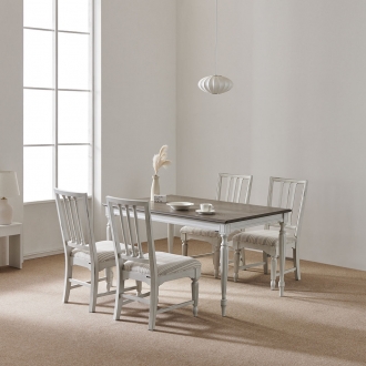 [선착순기획특가] 동서가구 뉴포트 1400 식탁세트 (의자4) DF926842