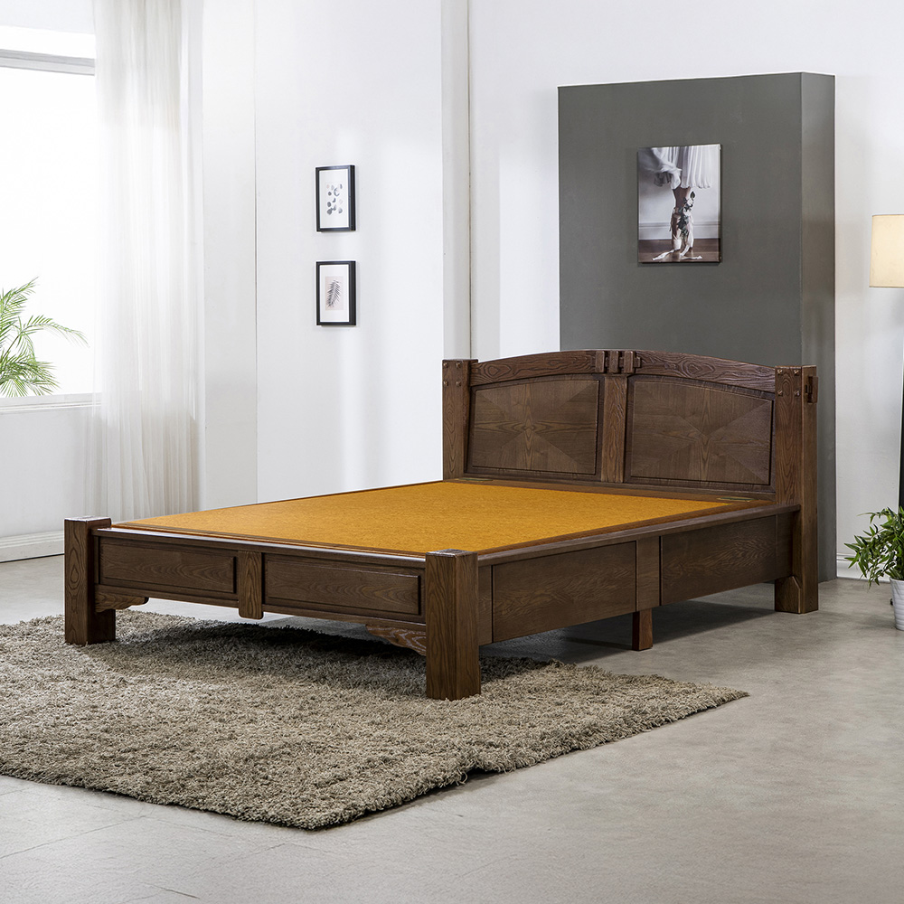 동서가구 클레아 황토흙판 서랍형 고재침대 Q DF926141