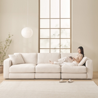 케이하우스홀드 무에나 국내제작 모듈형 프리미엄 기능성 갤럭시 패브릭 소파 4인용