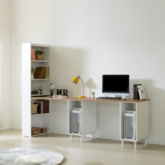 은목 E0목재 LPM 본체형 2000/2400 h형 2인용책상 2인책상