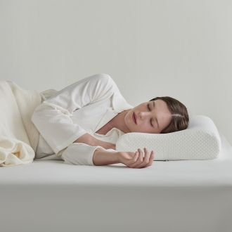 프로텍트어베드 알러씰 텐셀 인체 공학적 웨이브형 메모리폼 베개 2사이즈 모음