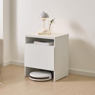 반하나 템바보드 515 로봇청소기수납장 로봇청소기 보관함