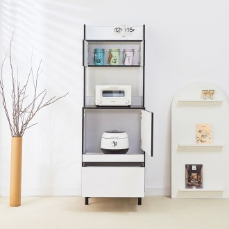 다미 LPM 도어 600  전자렌지대 상부장세트 주방수납장