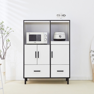 다미 LPM 1000 두칸 렌지대 주방렌지대 주방수납장 그릇장