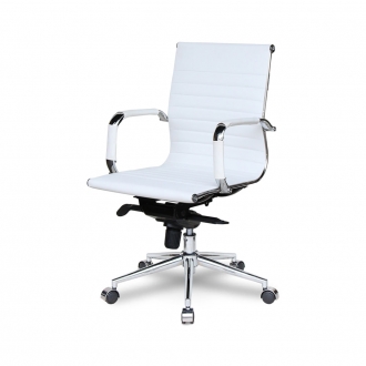 [오프셋퍼니처] 아우라 사무용의자 회의용 상담용 중역용 화이트