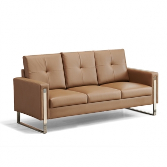 [오프셋퍼니처] 시드 사무용소파 인테리어 응접실 / 브라운 3인