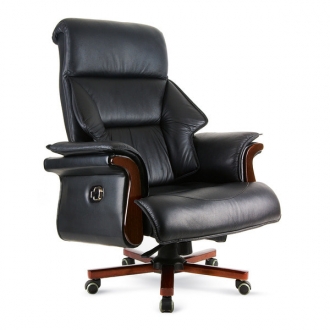 [오프셋퍼니처] 에가와 가죽 침대형 중역용 의자 사무용 사장님 임원용