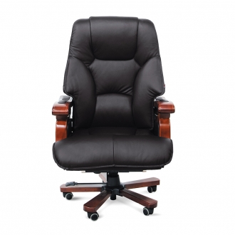 [오프셋퍼니처] 엘니도 가죽 침대형 중역용 의자 사무용 사장님 임원용