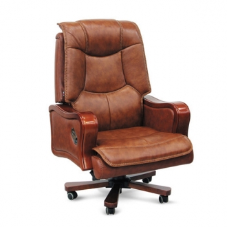 [오프셋퍼니처] 올랜도 천연가죽 중역용 의자 사무용 사장님 임원용