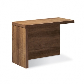 [오프셋퍼니처] 모던내츄럴오크 1000 베이직사이드책상 사무용 사장님 임원용