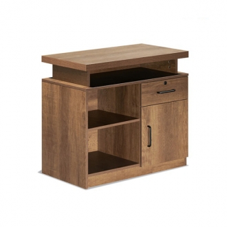 [오프셋퍼니처] 모던내츄럴오크 800 서랍형사이드책상 사무용 사장님 임원용