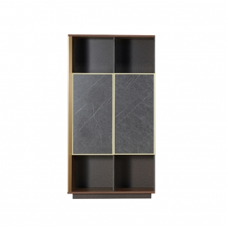 [오프셋퍼니처] 소버린 중역용 책장/장식장 사장님 임원 고급 중역용 1050mm, 5단, 양문책장