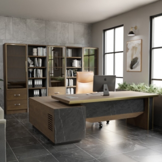 [오프셋퍼니처] 포티스 중역용 사이드책상 고급 사장님 임원용 업무용