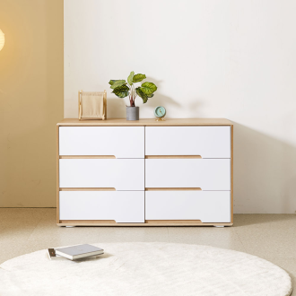 동서가구 밀크 3단 1200 광폭서랍장 일반형 DF926571