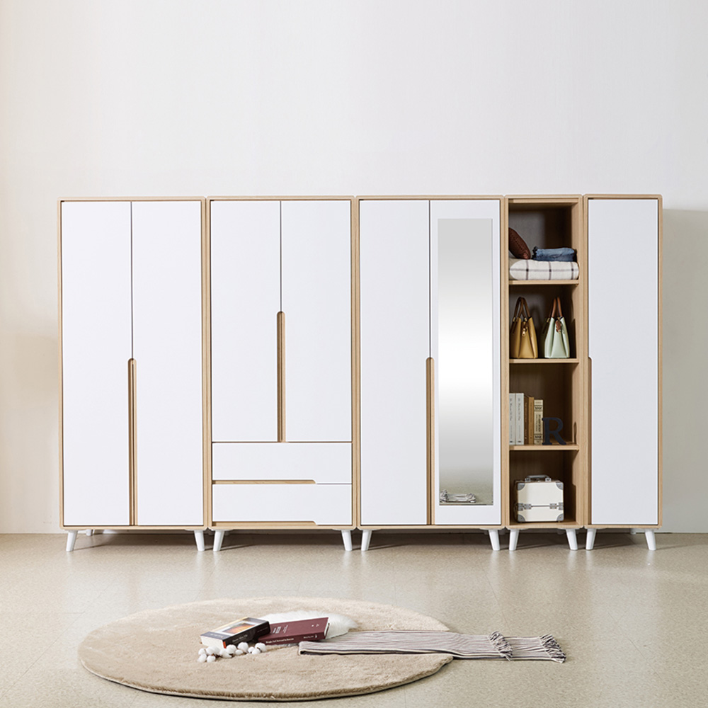 동서가구 밀크 옷장세트 [다리형] 모음