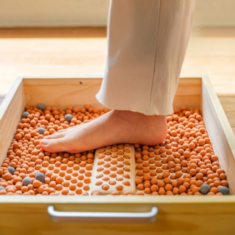 소망 플러스 황토볼 발지압 / 미끄럼 방지 안전 특허 / 맨발걷기 / 실리콘 양말 무료 증정