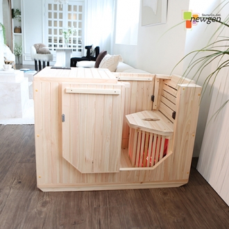 으뜸편백 원적외선 건식 반신욕기