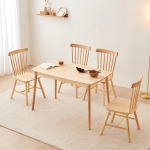 [단독특가]동서가구 우든 고무나무 원목 식탁 의자 벤치 세트 모음