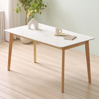 [디자이너스룸] 쉐리 원목식탁 세라믹 4인용 식탁 1400