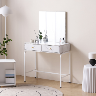 동서가구 루마에 서랍형 거울 화장대 DF926673