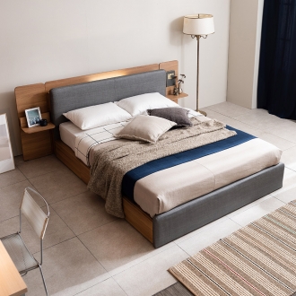 [가구야] 데미안 LED+USB 서랍형 침대 (+매트리스선택)