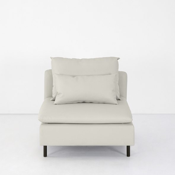 [단독특가]동서가구 모디퍼 가죽 모듈소파 3인 4인 스툴선택