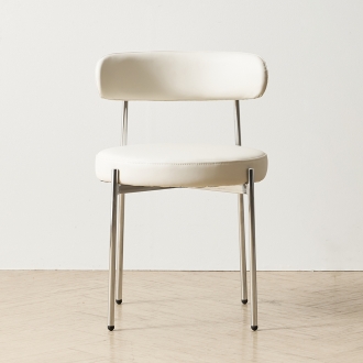 소티디자인 플러피 미드센츄리의자 패브릭 디자인 카페 의자 인테리어 철제 페블 체어