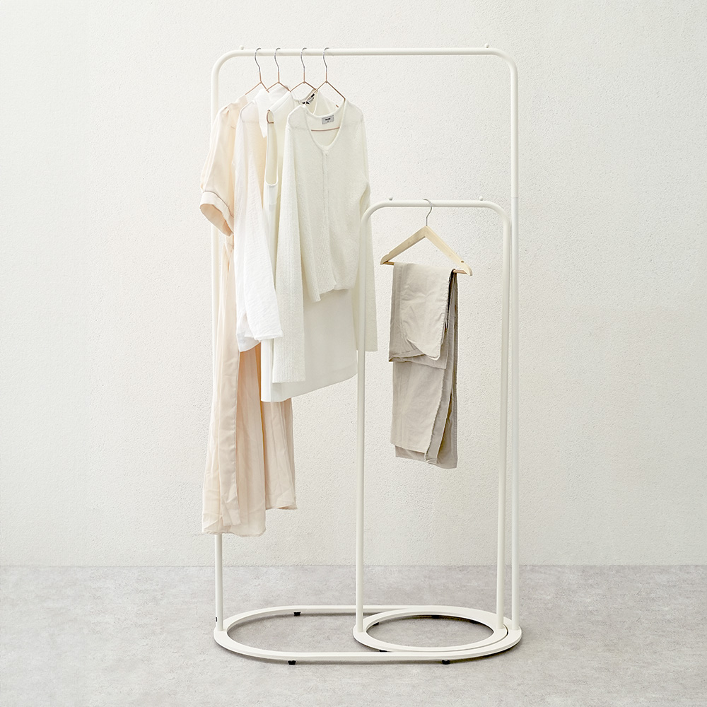 동서가구 아르코 라운드형 철제 행거 2개 세트 DF926794